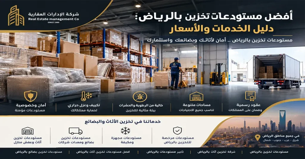 مستودعات تخزين بالرياض